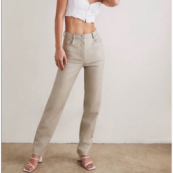 NWT Wilfred Melina Pants sz 6 in Taupe - Picture 1 of 13